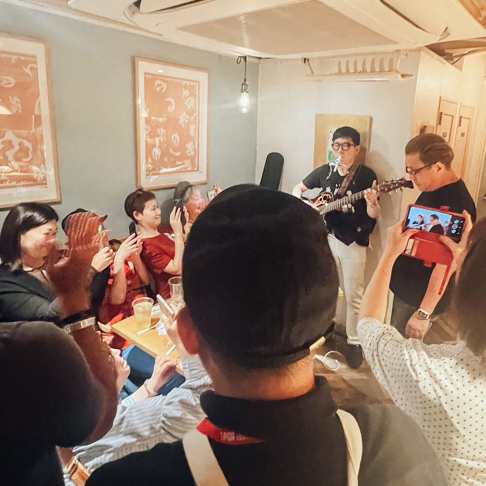 マッシュルームトーキョー MUSHROOMTOKYO 10th party 表参道ディナー イベント風景01