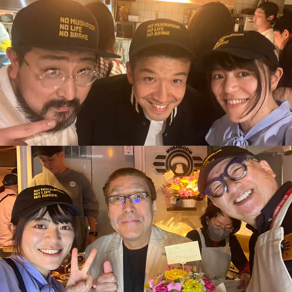 マッシュルームトーキョー MUSHROOMTOKYO 10th party 表参道ディナー イベント風景03