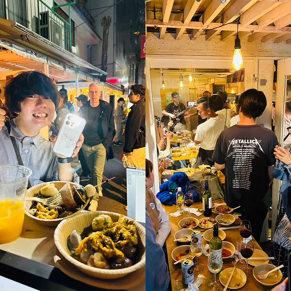 マッシュルームトーキョー MUSHROOMTOKYO 10th party 表参道ディナー イベント風景04