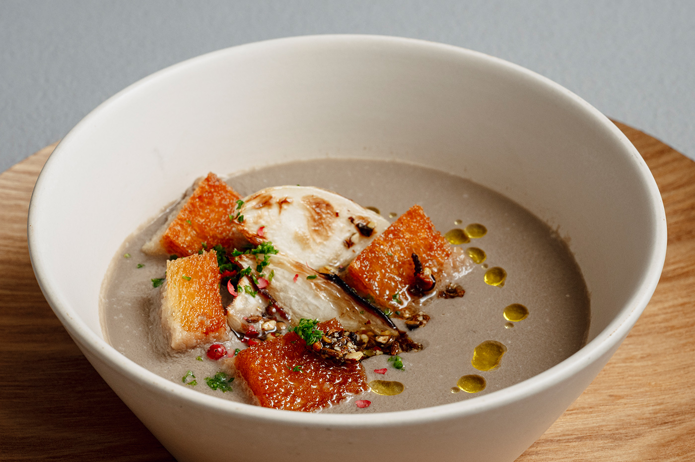 Mushroom Sopa de Ajo02