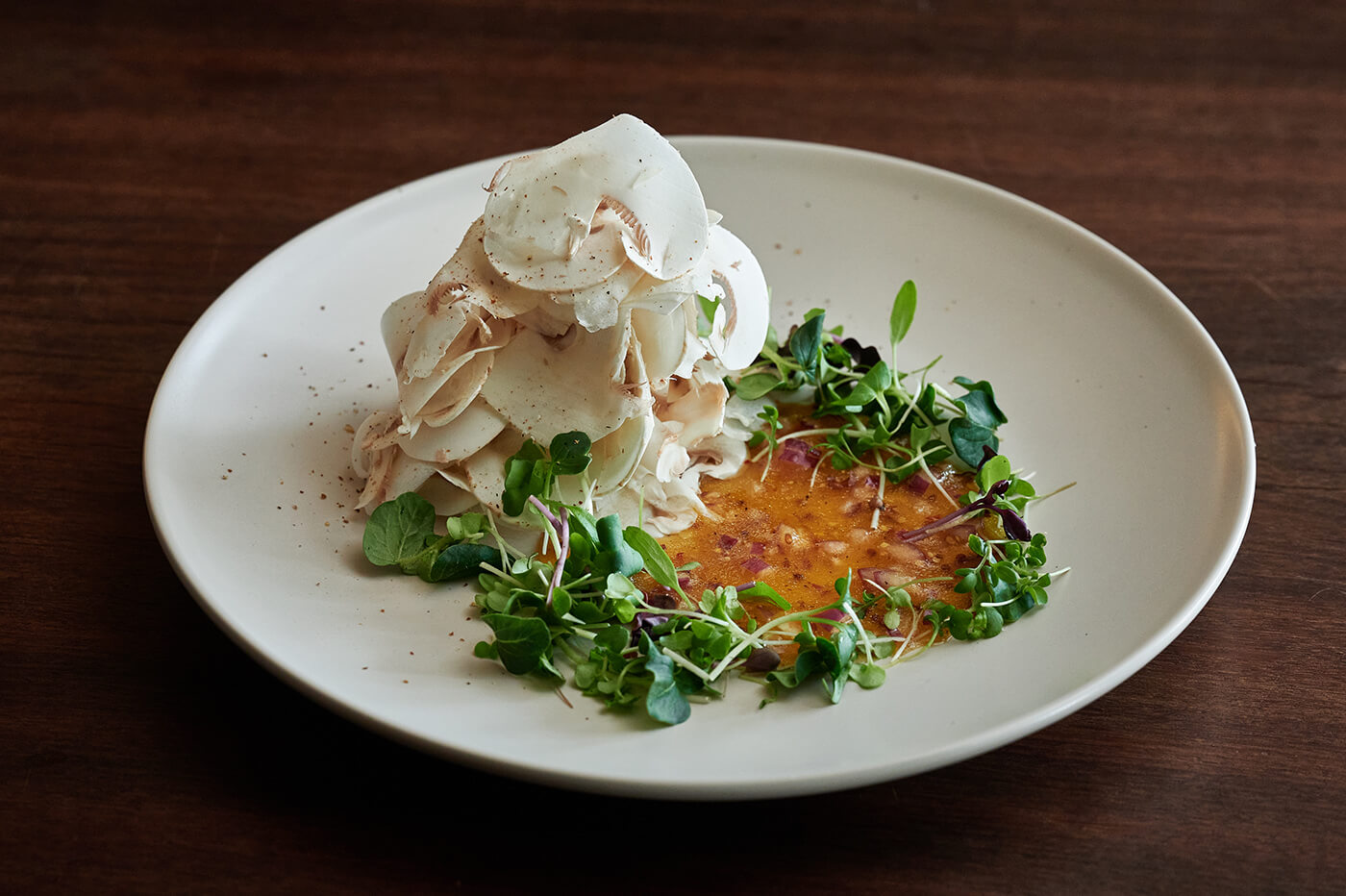 Ethnic version of thinly sliced fresh mushroom02