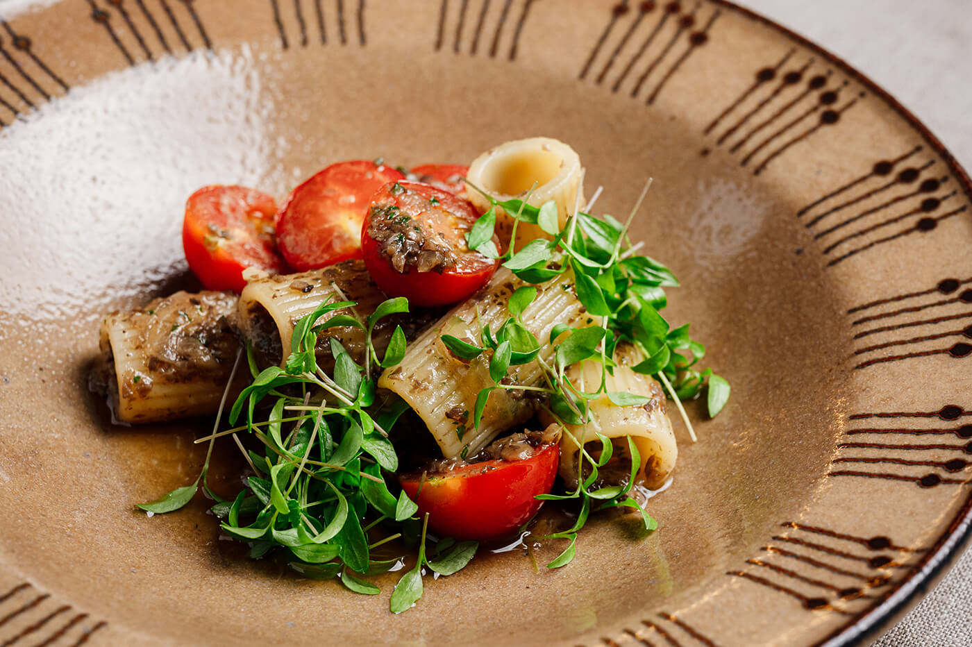 Tomato rigatoni with mushroom duxelles02